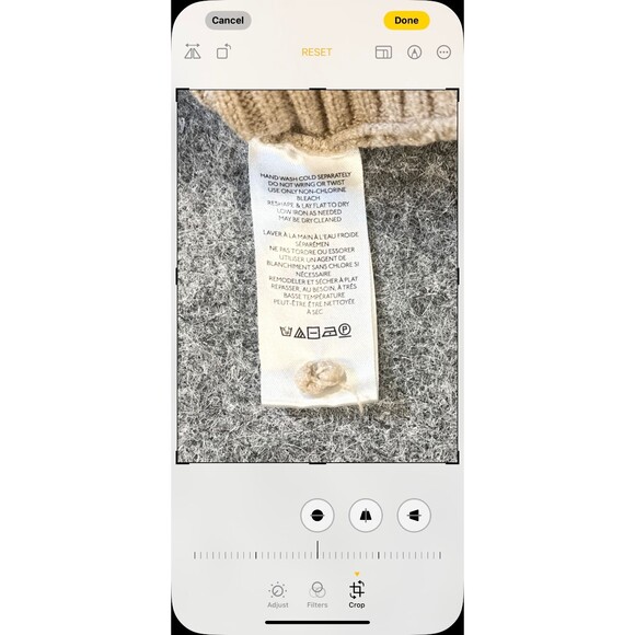 Anthropologie Kendall Sweater WMNS M Mock Neck Knit Soft Cozy Minimalist Neutral - Picture 4 of 8